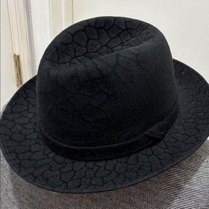 Stacy Adams Black Fedora Hat